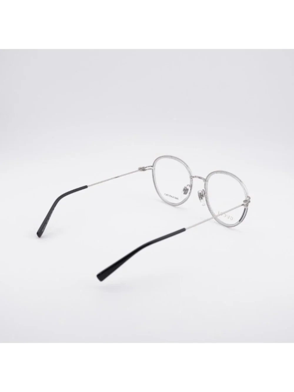 Gucci GG1851O 003 Eyeglasses Grey / Silver 50mm Square Frame